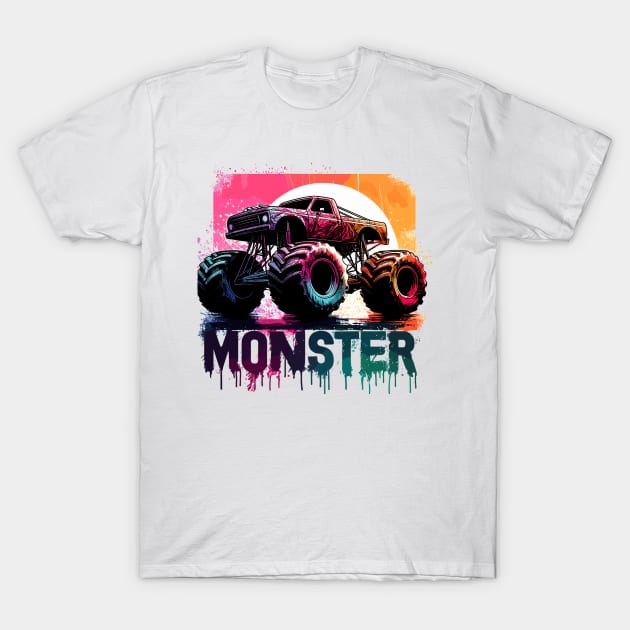Monster Truck T-Shirt by Vehicles-Art
